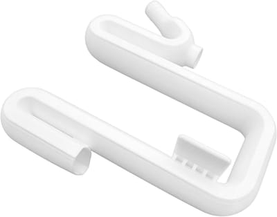 Regenton Overloop - Waterafvoer Systeem - Regenwater Verzamelen - Boorvrije Montage - 16.2 x 5 x 15.7 cm - Wit