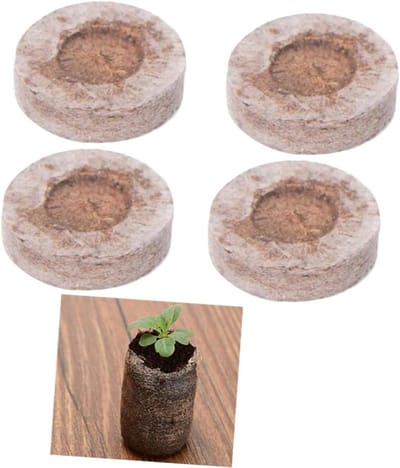 Grondblokken - Turfkorrels - Planten Kweken - Hoog Succespercentage - 20 Stuks - Bruin