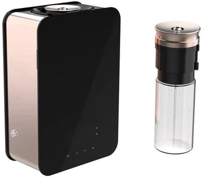 Ambiance Diffuser A311 + GRATIS 20 ml Geurolie – Aroma Diffuser Zonder Water – Professionele Geurmachine – APP Bediening – 180 ml – Tot 100 m² (360 m³) – Zwart