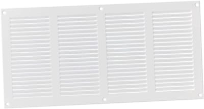 Ventilatierooster 400x200mm met Insectenhor - Stalen Ventilatieroosters voor Toevoer en Afvoer