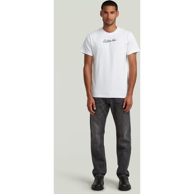 G-Star Dakota Regular Straight Jeans Faded Black Magnet Taglia: W33L30 | Jeans straight fit Outlet | Uomo | Nero