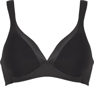 Naturana - Soft bh met glansband - 5119 - Zwart - 75A