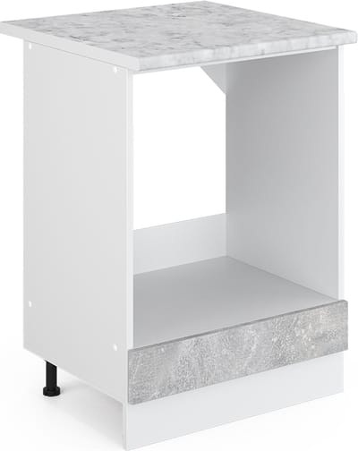 Vicco R-Line Universele onderkast – 60 cm met grote nis, met werkblad Beton