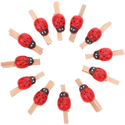 Dailygoods- Houten Deuvels 100 Stuks - Mini-Wasknijpers - Fotoklemmen - Decoratieve Klemmen - Handgemaakt - Natuurlijk Hout