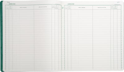 Exacompta Speciaal register - Registratie van de Post - 32x27cm - 26 lijnen - 80 blad - Franstalig - Geassorteerd - 4400E
