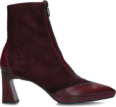 Hispanitas Hi254186 Enkellaarsjes - Enkelboots met rits - Dames - Rood - Maat 36