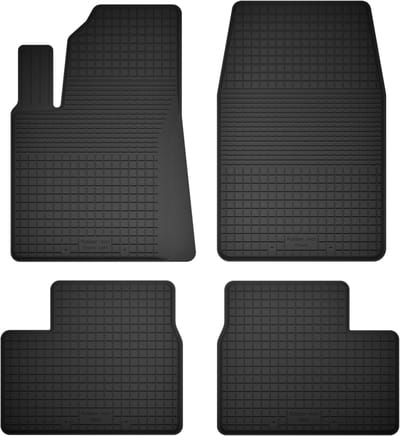 Wielganizator BasicProtect Serie - Rubber Automatten - 4 Stuks - Peugeot 208 I Hatchback - 2012-2019