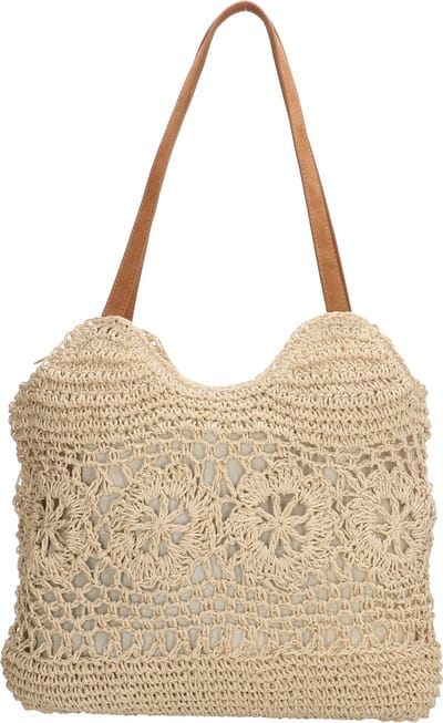 PE-Florence Natural life Strandtas - Licht natuur