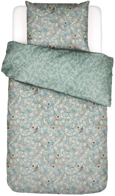 Essenza Aleste Dekbedovertrek Surf green - Eenpersoons – 140x200/220 cm