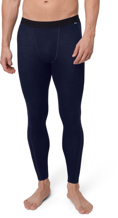 DANISH ENDURANCE Thermo Leggings - Heren - Merino Wol - Thermobroek - Donker Marineblauw - Maat XL