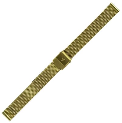 Renard Elite 25.5 Milanese Strap Mesh Goudkleurig - 12mm