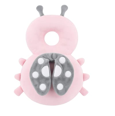 DW4Trading Baby Hoofdbeschermer Lieveheersbeestje - Veiligheidskussen - Valrugzak - 3D Ademend - Peuter