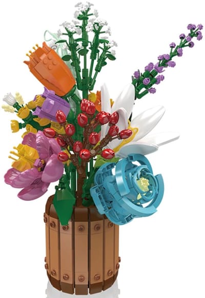 Mould King 24097 Nature's Blossom bouwset | Botanical Flowers Collection | Classic Creator STEM speelgoed bloemen bouwpakket | Bloemenpracht kunstbloemen modelbouw voor volwassenen & kinderen | geschikt voor Lego | Bouwdoos met 1189 bouwstenen