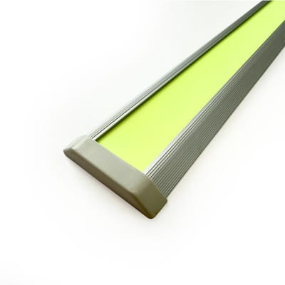 Aluminium muurprofiel glow-in-the-dark - Grijs - 1000 mm x 60 mm x - Anti-slip - Aluminium - - Voor binnen & buiten