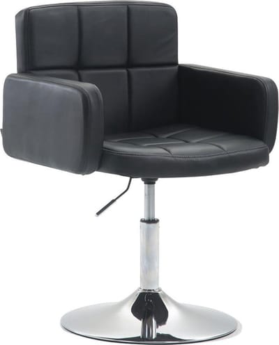 CLP Los Angeles Loungestoel - Fauteuil - Kunstleer - zwart