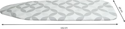 Maison Elara Strijkplankhoes 48x125 cm met bloemenmotief
