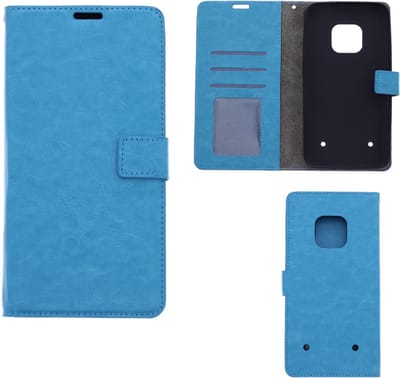 LuxeBass Hoesje geschikt voor Nokia XR20 - Boekhoesje met kaartvakken - Turquoise gsm hoesje - telefoonhoes - telefoonhoesjes