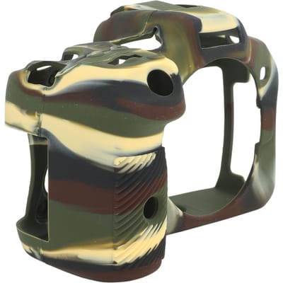 Zachte Siliconen Camera Hoes Anti-Slip Siliconen Beschermhoes voor R7 Digitale Camera Camouflage camouflage