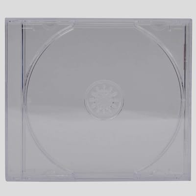 Allecto - Vision Media 50 X CD Jewel Case Clear Tray - 10.4mm Spine voor CD/DVD