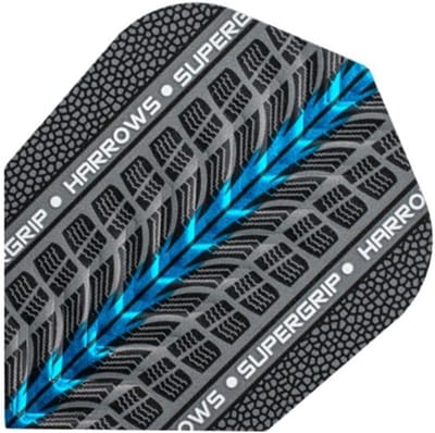 Dart Vleugels - Vliegers Vluchten - Precisie Darts - 100 Micron Materiaal - Standaard Vorm - Grijs