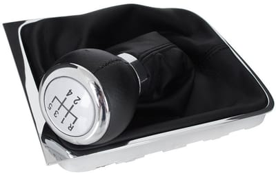 Modecar - Versnellingspookknop - VW Passat B6/B7/CC - Zilver/Chroom - 5 Versnellingen
