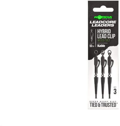 Kable Leadcore Leader Hybrid Lead Clip Korda
