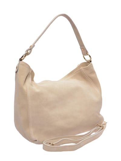 Isabella Rhea Beige Rundleer Tas