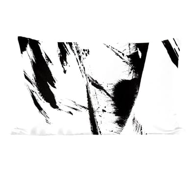 Sierkussens - Kussentjes Woonkamer - 60x40 cm - Verf - Zwart - Abstract