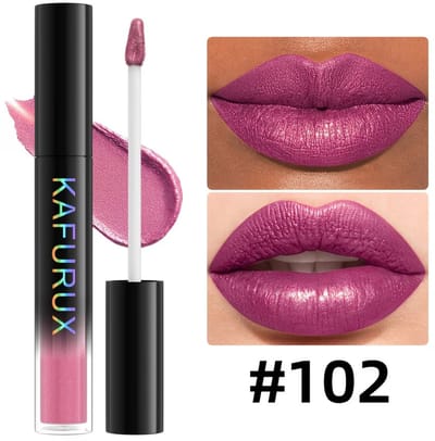 Pearly Lip Gloss Lila Paars – Langhoudende Shimmer Lipgloss met Parelmoerglans – Waterproof Lipgloss
