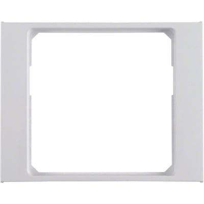 Hager Berker K1 Adapterring Voor Middenstuk 50x50 mm Wit Glanzend - 11087109 [2 stuks]