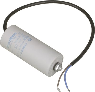 UNIVERSEEL - CONDENSATOR ELECTROL.MET DRAAD 30µF - 450 V -