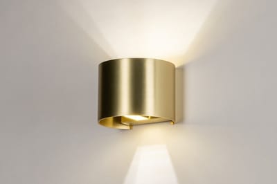 Lumidora Wandlamp 13936 - Voor binnen - MIAMI - G9 - Goud - Messing (kleur) - Metaal