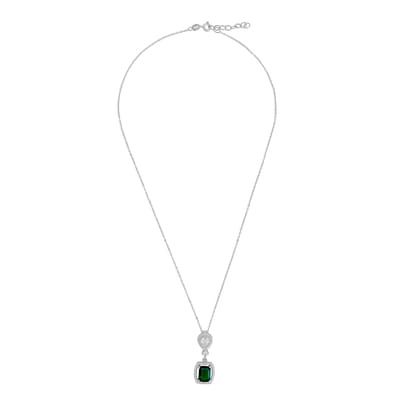Orphelia 'Enora' Dames 925 Sterling Zilveren Ketting met Hanger - Zilver ZH-7426/EM