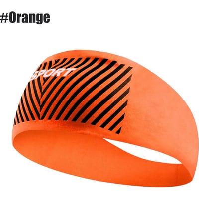 Absorberende Fietssport Zweet Hoofdband Zweetband voor Mannen en Vrouwen Yoga Haar Hoofd Zweetbanden Sport Zweetband Sportschool Buitenactiviteit red