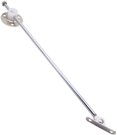 Dailygoods- Scharnier Steun - Zinklegering - Eenvoudig te installeren - Voor opbergkist - Horizontale scharnierdeuren - Driepuntspositie - Dekselscharnier