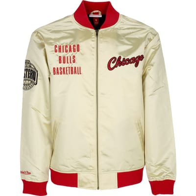 Bomberjack voor heren Nba Team Og 2.0 lichtgewicht satijnen jack Vintage logo Chibul goud