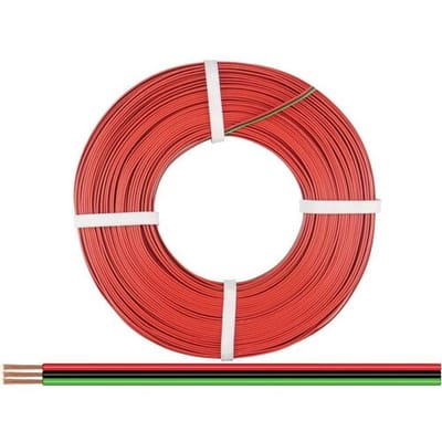 Donau Elektronik 325-014-50 Draad 3 x 0.25 mm² + 14 x 0.15 mm Rood, Zwart, Groen 50 m