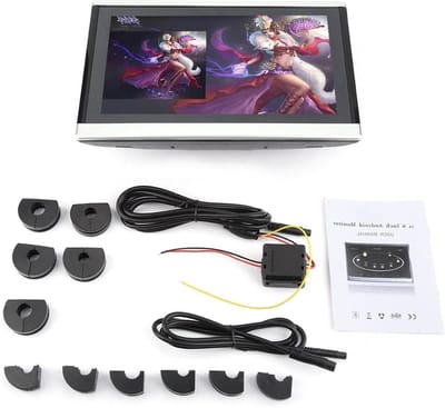 Auto DVD Speler - Hoofdsteun Monitor - Reizen met Kinderen - HD IPS Touchscreen - 101 Inch Scherm - Zwart Zilver