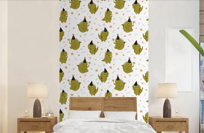 Behang - Fotobehang Design - Jongens - Draak - Kinderen - Breedte 150 cm x hoogte 240 cm