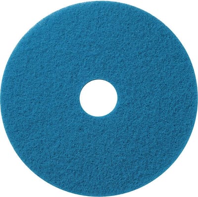 vloerpad blauw 17 inch 43cm. - profi pad - per stuk