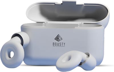 Boasty oordoppen - gehoorbescherming (18dB) in XS/S/M/L - ultra comfortabel - geschikt voor muziek, concerten, events, motorrijden en reizen - Wit-kerstcadeau