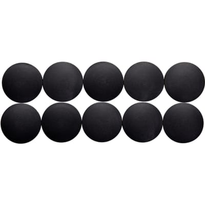 MAUL Magneet rond 10 stuks 2,5 kg kunststof Ferriet bruchsicher erodiert lackiert Ø 3.8 x 1.55 cm zwart