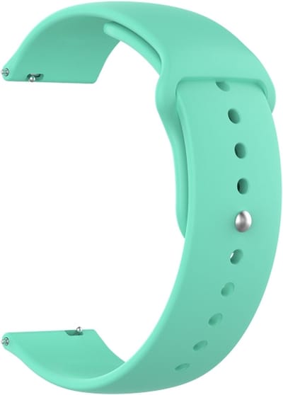 Siliconen bandje - geschikt voor Garmin Venu 2s / 3s / 4 (41mm) / Vivoactive 4s / Forerunner 255s / 265s - Huawei Watch GT 5 Pro - 42mm / GT 6 / GT 5 / GT 4 - 41mm - maat S / M - mintgroen
