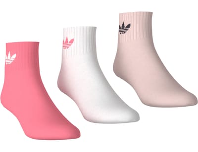 Adidas Originals Mid Ankle 3er Pack Sokken Rood