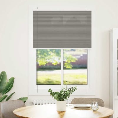 vidaXL - Plissé - rolgordijn - 95x100 - cm - stofbreedte - 94,4 - cm - antraciet