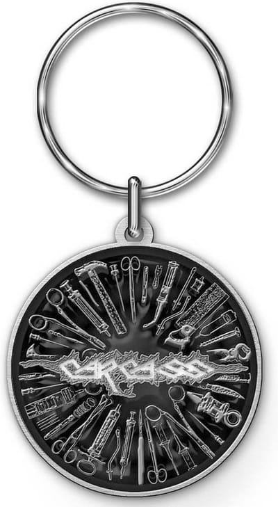 Carcass - Tools Sleutelhanger - Zilverkleurig/Zwart