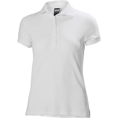 Helly Hansen Crewline Korte Mouw Poloshirt Wit L Vrouw