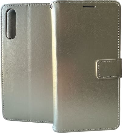 Portemonnee Book Case Hoesje Geschikt voor: Samsung Galaxy A30S A50 & A50S - Goud