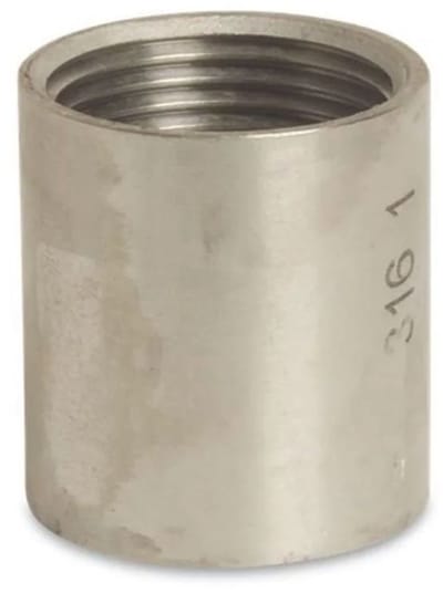RVS Muffe 1 1/4 IG, Draadfitting RVS 316