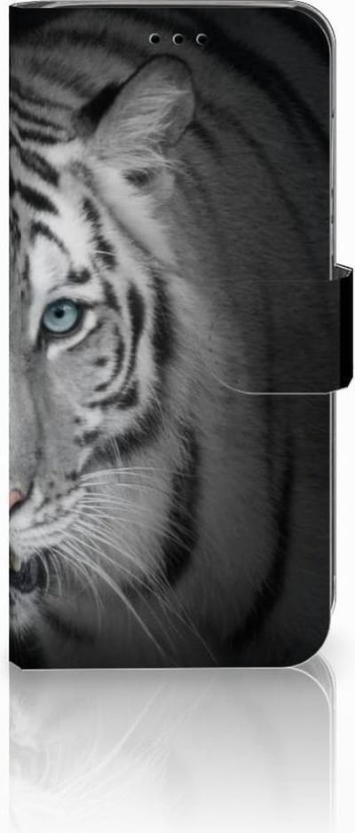 Huawei P20 Lite Telefoonhoesje met Pasjes Tijger